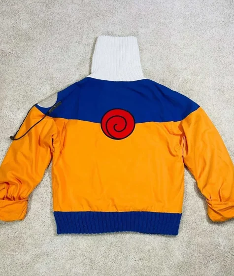 New Viz Media Naruto Blue and Orange Cotton Jacket