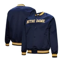 Notre Dame Fighting Irish Navy Satin Jacket