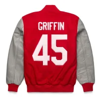 Ohio State Buckeyes Goat Red Varsity Jacket