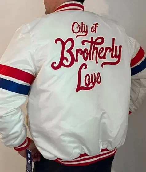 Philadelphia 76ers City of Brotherly Love Varsity Jacket