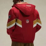 San Francisco 49ers Puffer Jacket Hooded