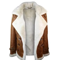 Women’s Double Breasted Shearling Jacket