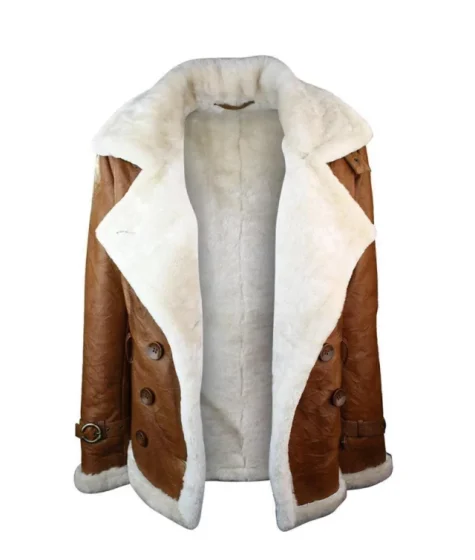 Women’s Double Breasted Shearling Jacket