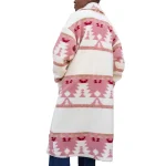 Yellowstone Season 5 Kelly Reilly Pink long Coat