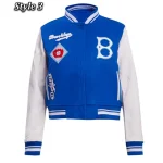 Brooklyn Dodgers Varsity Jacket Blue