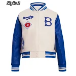 Retro Classic Brooklyn Dodgers Varsity Jacket
