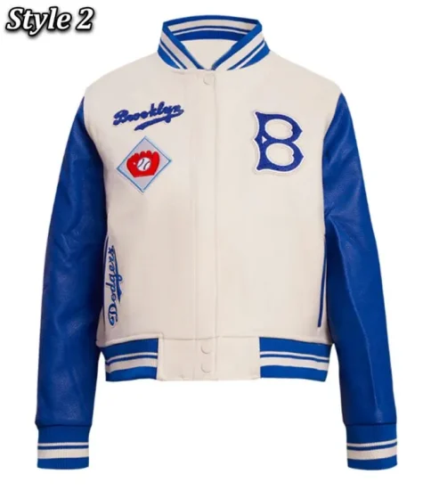 Retro Classic Brooklyn Dodgers Varsity Jacket