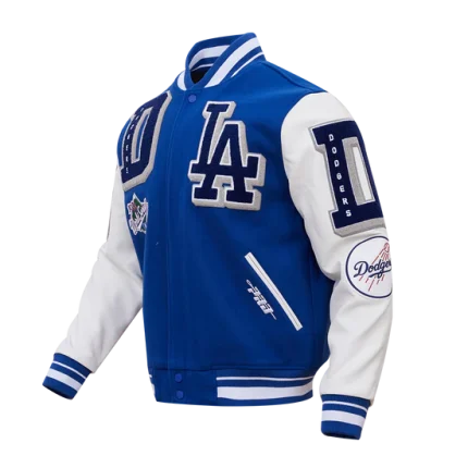MLB Los Angeles Dodgers Varsity Jacket Blue