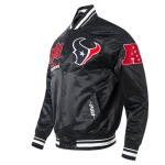 NFL Houston Texans Black Varsity Jacket Pro