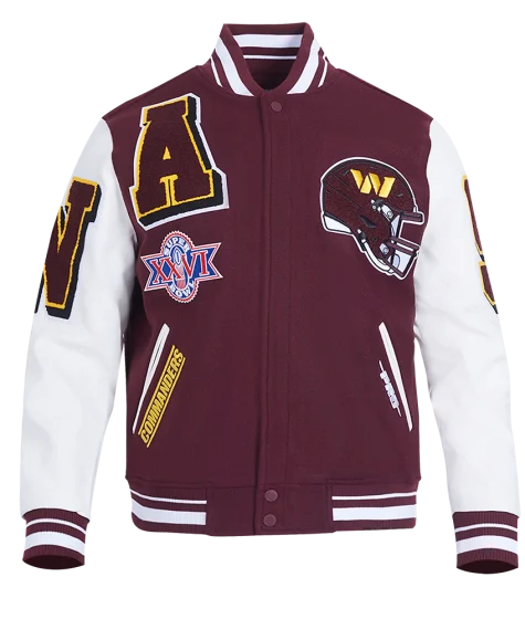 NFL Washington Commanders Varsity Jacket