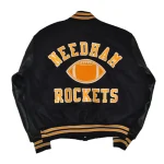 Needham Rockets Athletics HS Black Bomber Varsity Jacket on Sale