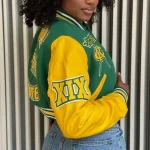 Norfolk State University Varsity Cropped Jacket
