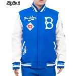 Retro Classic Brooklyn Dodgers Varsity Jacket