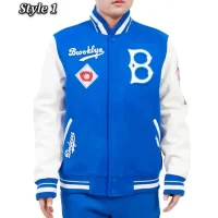 Retro Classic Brooklyn Dodgers Varsity Jacket