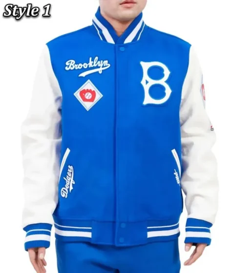 Retro Classic Brooklyn Dodgers Varsity Jacket