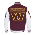 Washington Commanders NFL Mesh UP Varsity Jacket