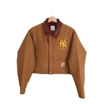 Carhartt x NY Yankees Crop Jacket Light Brown