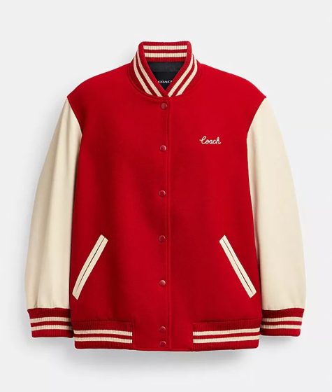 Coach Red Varsity Jacket