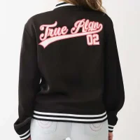 HORSESHOE SATIN VARSITY JACKET