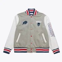 Howard Bison Homecoming Varsity Gray Jacket