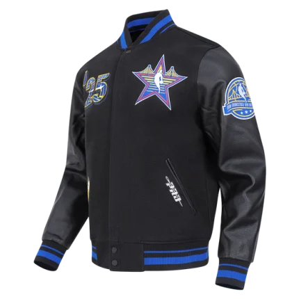 NBA All Star 2025 Varsity Black Jacket