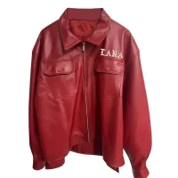 SZA Goes All-Red in Born x Raised Crop leather Jacket