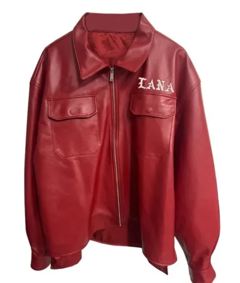 SZA Goes All-Red in Born x Raised Crop leather Jacket