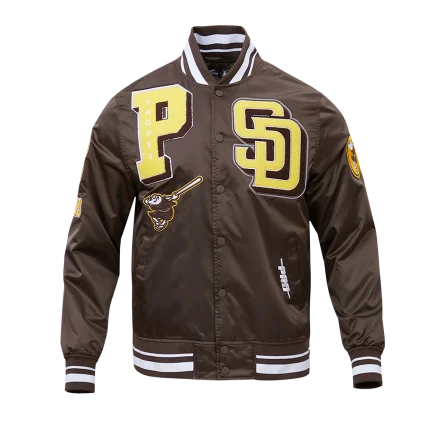 San Diego Padres Rib Satin Jacket