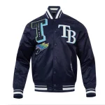 Tampa Bay Rays Mashup Rib Satin Jacket