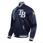 Tampa Bay Rays Mashup Rib Satin Jacket MLB