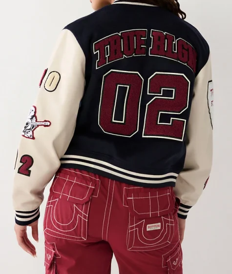 True Religion Varsity Jacket Women 02
