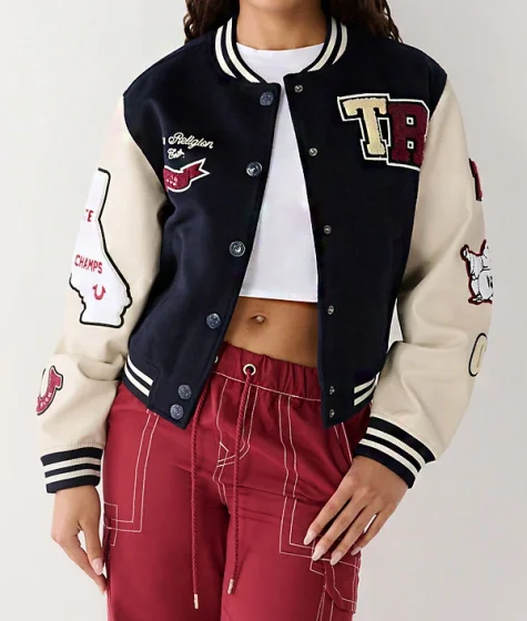 True Religion Varsity Jacket Women