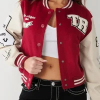 True Religion Women Varsity Jacket