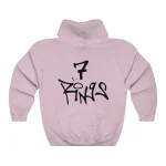 7 Rings Ariana Grande Hoodie Pink