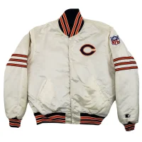 90s Chicago Bears Jacket White