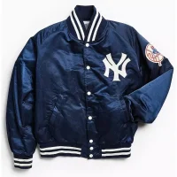 90s New York Yankees Bomber Jacket Navy
