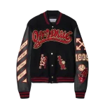 AC Milan X Off White Varsity Jacket