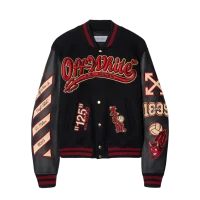 AC Milan X Off White Varsity Jacket