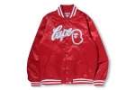 BAPE Baseball Jacket-Red