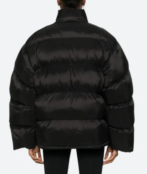 Balenciaga 3b Sports Icon Fitted Puffer Jacket