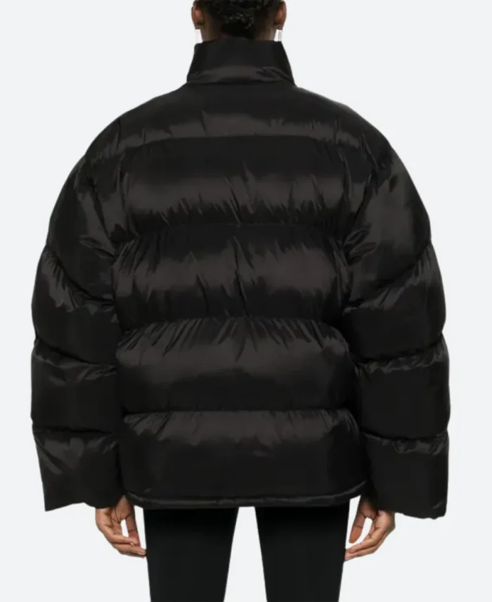 Balenciaga 3b Sports Icon Fitted Puffer Jacket