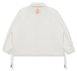 Bape Black Oversized Coach beige Jacket