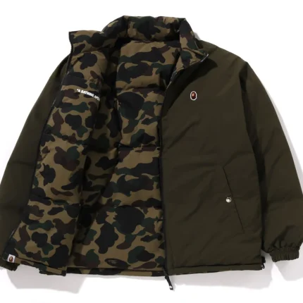 Bathing Ape Bape 1st Reversible Down Camo Jacket