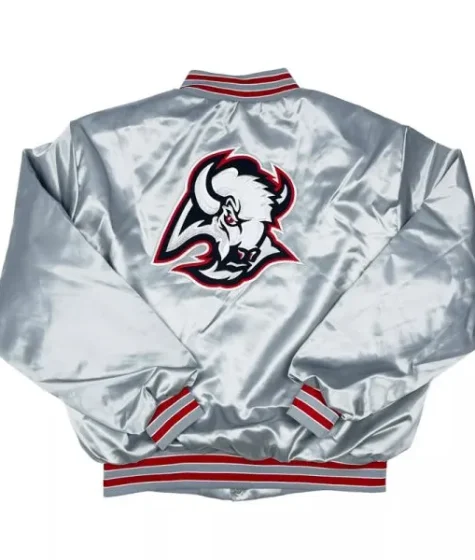 Buffalo Sabres Silver Satin Jacket