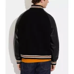Coach C Varsity Jacket Black