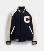 Coach Varsity Jacket Blue