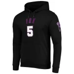 De'Aaron Fox Black Pullover Hoodie New