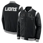 Detroit Lions Elements Elite Black Full-Snap Jacket