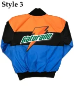 Gatorade Nostalgic Club Racer Bomber Jacket Blue orange