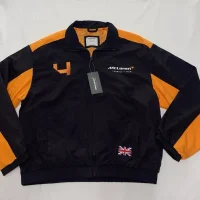 Hollister Men’s MCLAREN GRAPHIC TRACK JACKET SIZE LARGE